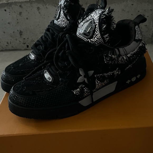 Louis Vuitton Other - Louis vuttion sk8 shoes “black swavorski”